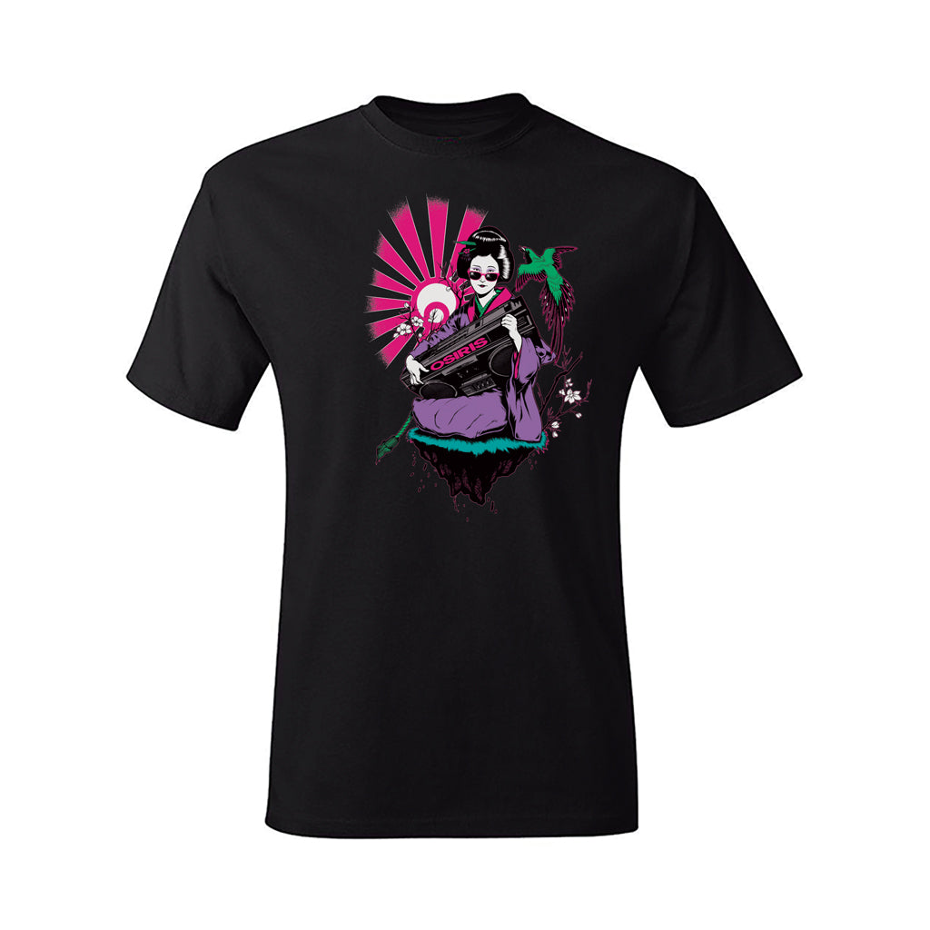 Camiseta Osiris Geisha Mujer Negras | Argentina-480932