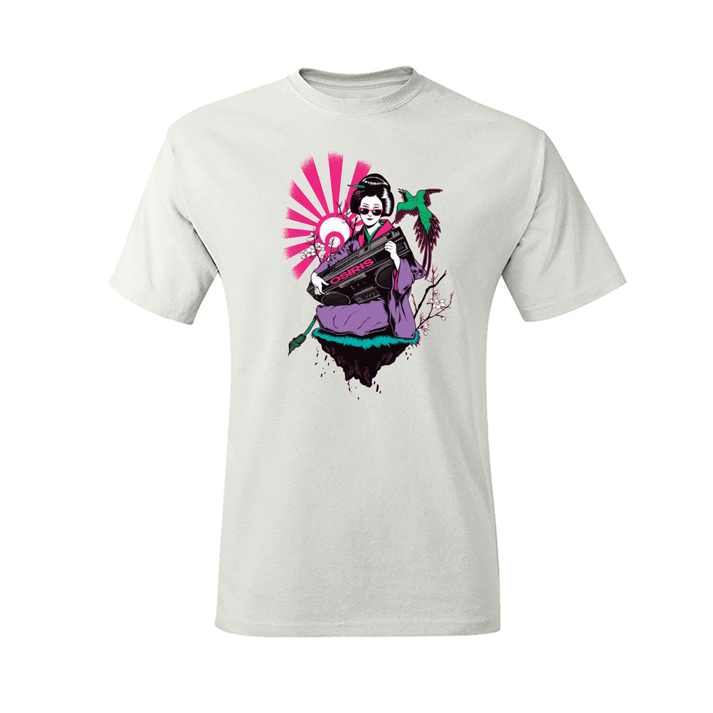 Camiseta Osiris Geisha Hombre Blancas | Argentina-925831